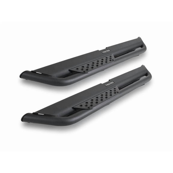 Go Rhino DT4157T Dominator Xtreme DT Side Steps with Rocker Panel Mounting Bracket kit Fits 15-24 F-250 Super Duty, F-350 Super Duty, F-150
