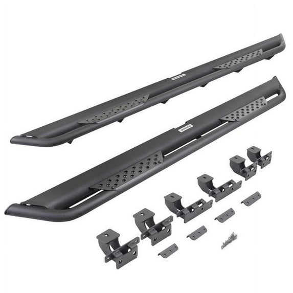 Go Rhino DT4516T Dominator Xtreme DT Side Steps with Rocker Panel Mounting Bracket Kit For Jeep 20-23 Gladiator (Crew Cab Pickup)