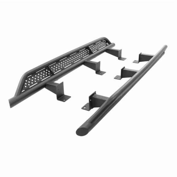 Go Rhino FS4432T Frame Mounted Steel Sliders For Toyota 24 Tacoma