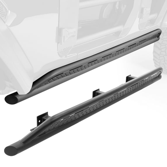 Go Rhino FS4516T Frame Mounted Steel Sliders For Jeep 20-23 Gladiator (Crew Cab Pickup)