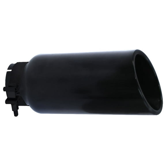 Go Rhino GRT3410B Black Powder Coated Stainless Steel Exhaust Tip