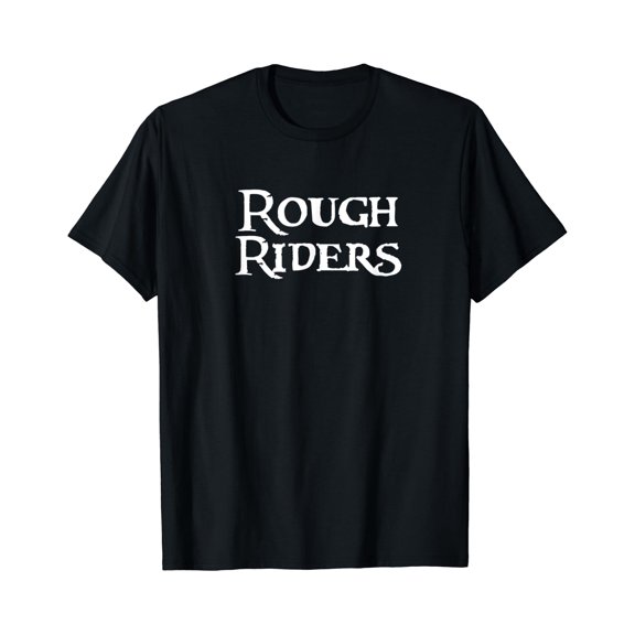 Go Rough Riders Football Baseball Basketball Cheer Team Fan T-Shirt , Vintage T-Shirt