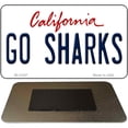 thumbnail image 1 of Go Sharks Novelty Metal Magnet M-13347 3.5" x 2" Magnet (M), 1 of 1