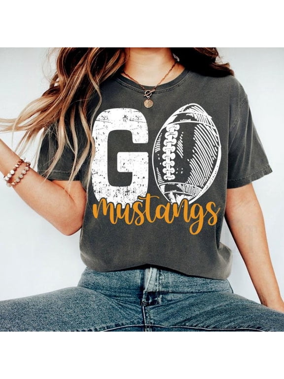 Go Shirt Custom Mascot Shirt Custom School Shirt Go Team Mascot School Spirit Football Mom