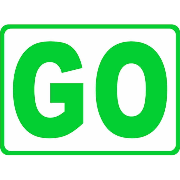 Go Sign (rectangular)