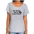 thumbnail image 1 of Go Sit On A Cactus Womens Dolman Tee, 1 of 1