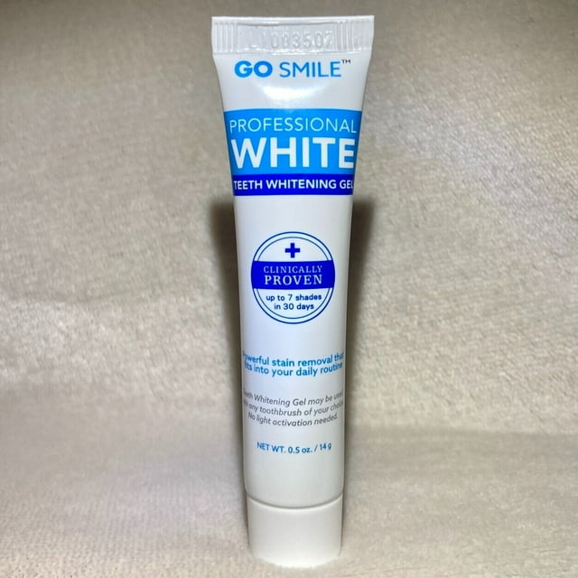 Go Smile Professional Teeth Whitening Gel Deluxe Sample .5oz, 14g NWOB, Sealed New