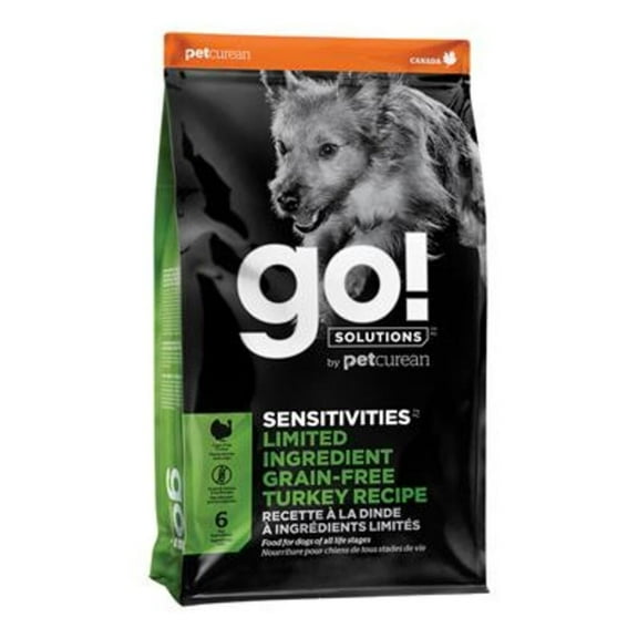 Go! SENSITIVITIES Limited Ingredient Turkey Grain-Free Dry Dog Food 22-lb bag