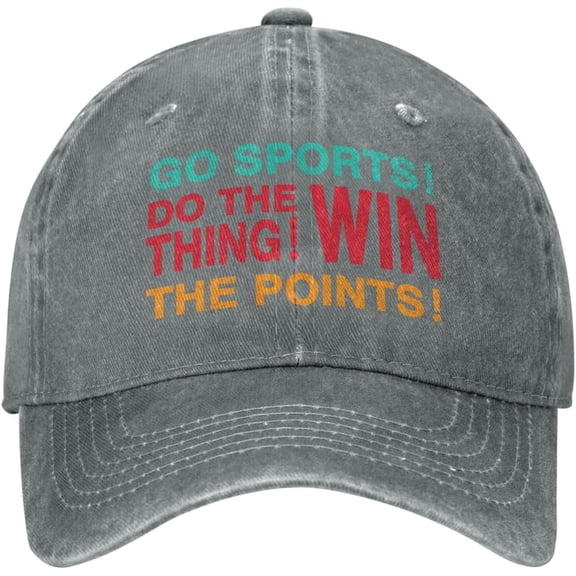 Go Sports Baseball Cap Go Sports Do The Thing Win The Points Baseball Cap for Women's Hat