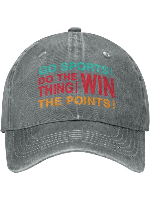 Go Sports Baseball Cap Go Sports Do The Thing Win The Points Baseball Cap for Women's Hat