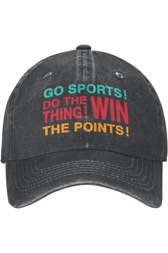 Go Sports Baseball Cap Go Sports Do The Thing Win The Points Baseball Cap for Women's Hat