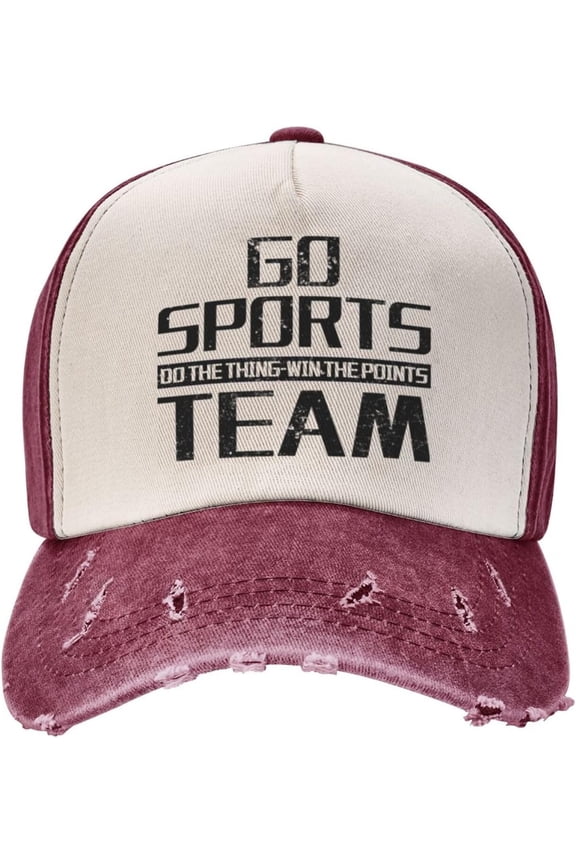 Go Sports Baseball Caps Go Sports Do The Thing Win The Points Summer Hats for Men Cute Baseball Hats
