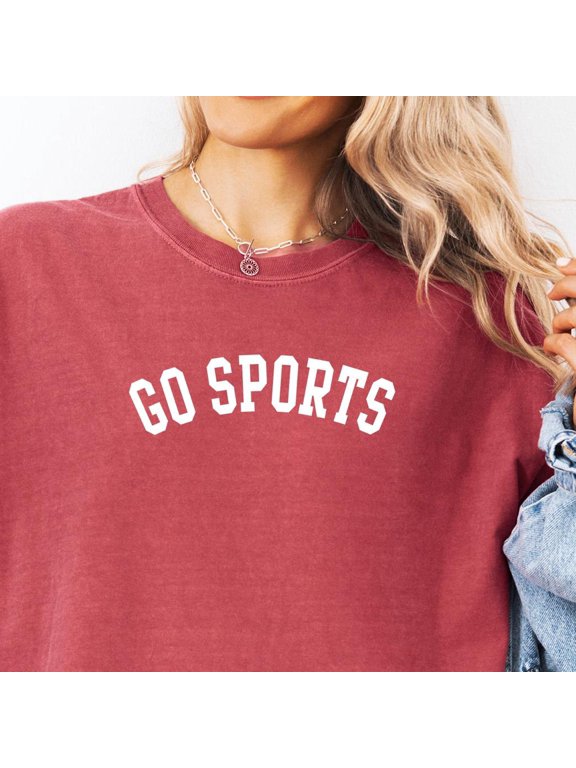 Go Sports Shirt Go Team Tee Football Shirt Game Day Tee Funny Football Shirt Sportive Tshi