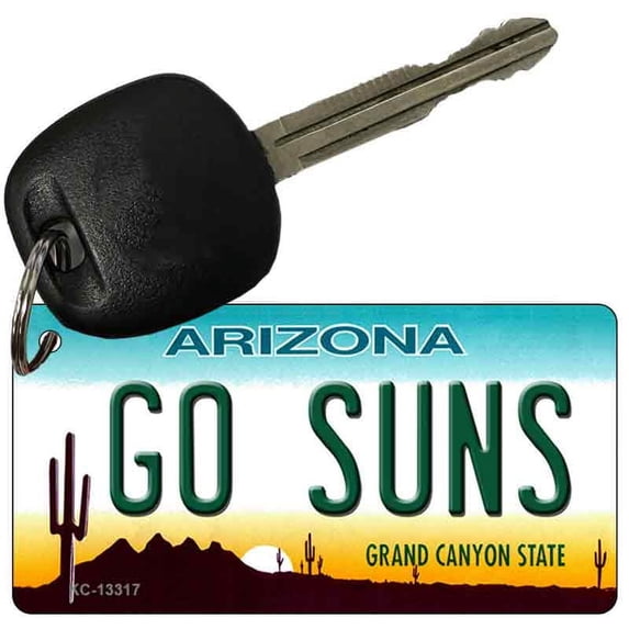Go Suns Novelty Metal Key Chain KC-13317 3" x 1.5" Key Chain (KC)