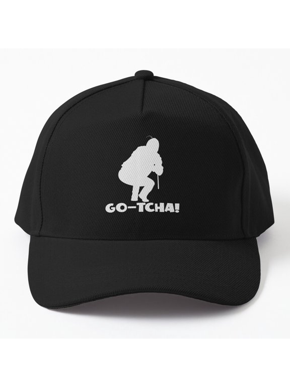 Go-Tcha Carp Fishing Baseball Hat, Angler Catch Wordplay Graphic Design, Classic Cap
