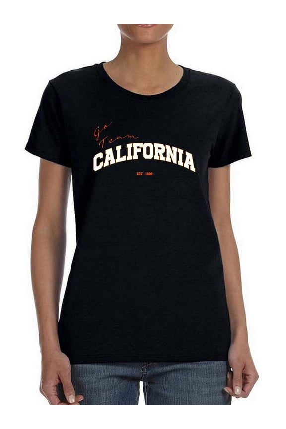 Go Team California T-Shirt Women -Image by Shutterstock, Female Medium