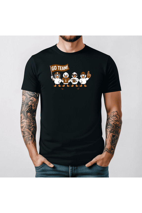 Go Team Duck Squad Cute Football Matching Family Graphic Tee V13426,for men and women up to 5XL