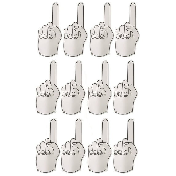 Go Team Foam Fingers (Pack of 12)