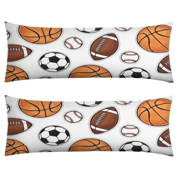 Go Team Throw Pillow Case&nbsp; Cheerleader Pom-Pom Design, Fun Sports Fan Gift
