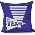 thumbnail image 1 of Go Team! Word Print Outdoor Pillow, 1 of 1