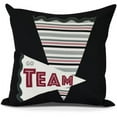 thumbnail image 1 of Go Team! Word Print Outdoor Pillow, 1 of 1