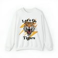 thumbnail image 1 of Go Tigers SweatShirt Vintage School Spirit Tiger Crewneck Retro Lightning Shirt White XL, 1 of 4