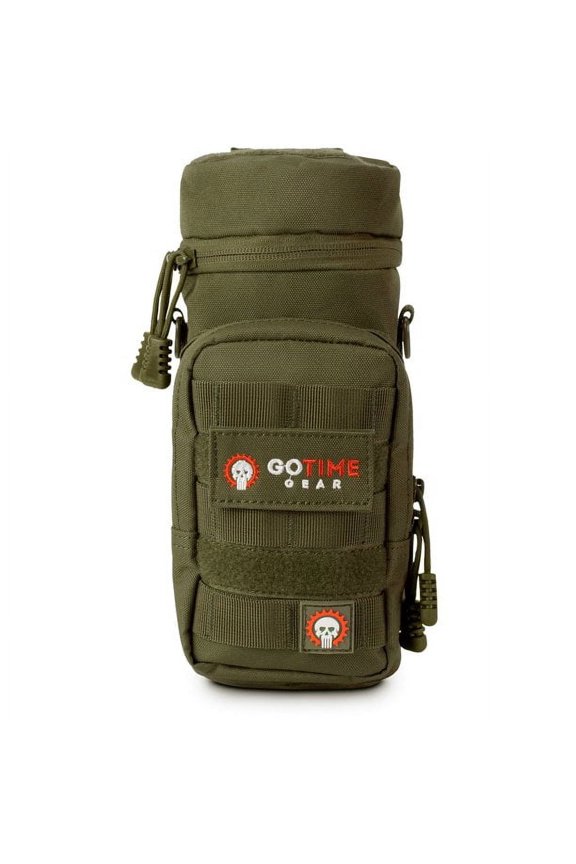 Exo-Tek H2O MOLLE Water Bottle Carrier Pack, Fits 40 oz Wide-Mouth Bottles, Green
