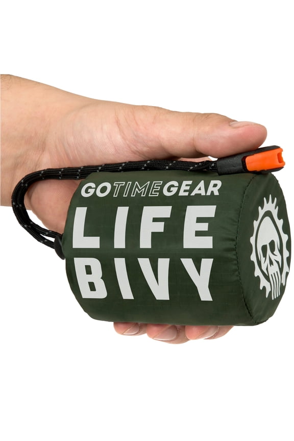 Life Bivy Emergency Sleeping Bag, Thermal Survival Bivvy Sack, Green