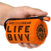 Go Time Gear Life Bivy Emergency Sleeping Bag with Whistle & Stuff Sack