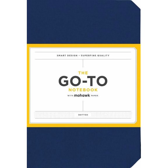 Go-To Notebook with Mohawk Paper, Midnight Blue Dotted : (Dotted Notebooks, Notebooks with Dots, Blue Notebook) (Diary)