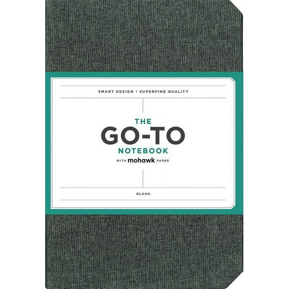 Go-To Notebook with Mohawk Paper, Slate Grey Blank: (Blank Notebook, Simple Notebook, Basic Grey Notebook) (Other)