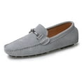 thumbnail image 1 of Go Tour New Mens Casual Loafers Moccasins Slip On Driving Shoes Grey 12/48, 1 of 8