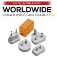 thumbnail image 1 of Go Travel 369733 65 Watt Worldwide USB-A & USB-C Gan Charger, 1 of 1