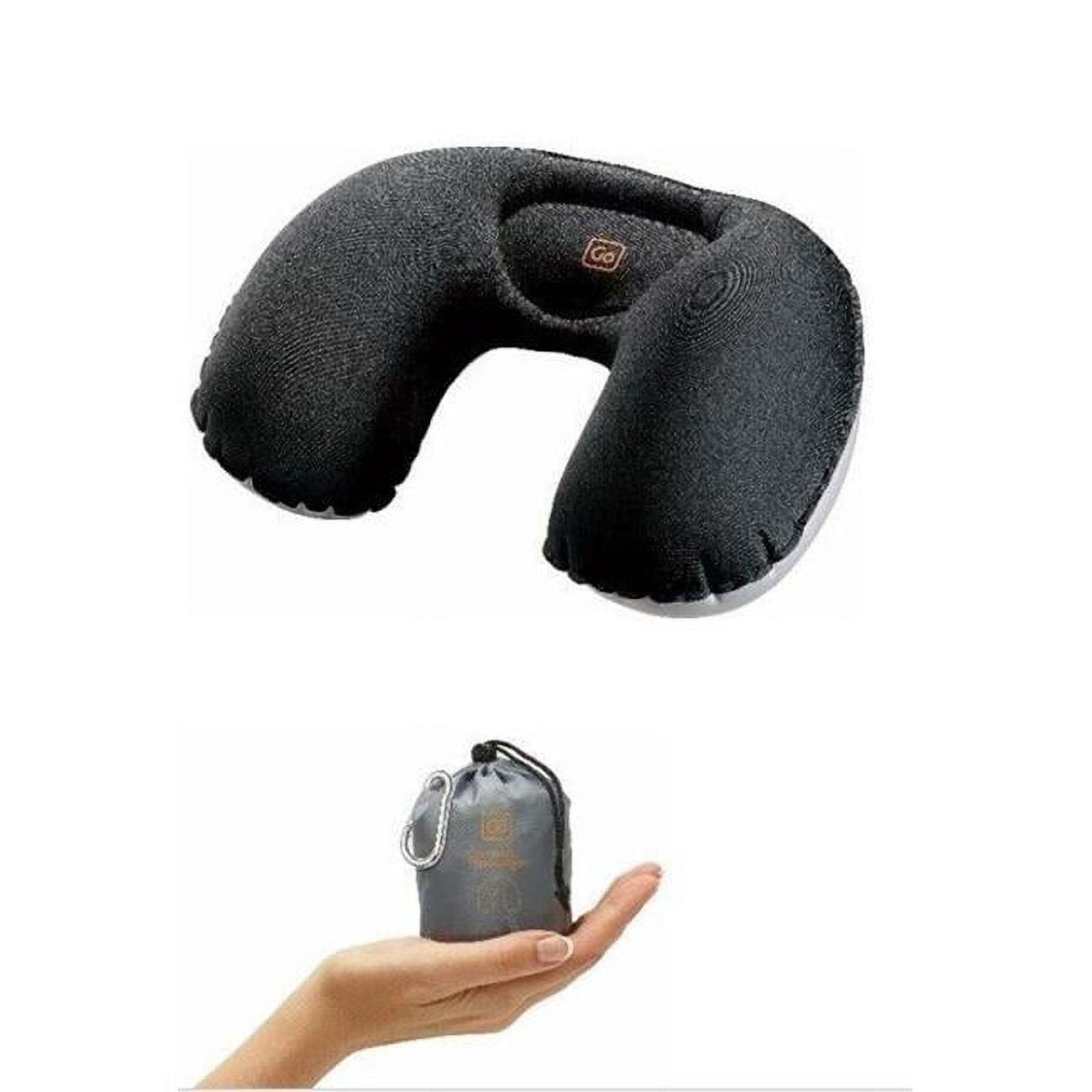Go Travel Compact Snoozer Pillow Black Walmart
