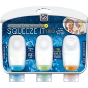 Go Travel Squeeze It Trio Compact and Convenient Travel Bottle Set