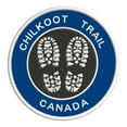 thumbnail image 1 of Go Trekking! At Chilkoot Trail, Canada 3.5 Inch Iron Or Sew On Embroidered Fabric Badge Patch Hiking Trails Iconic Series, 1 of 2