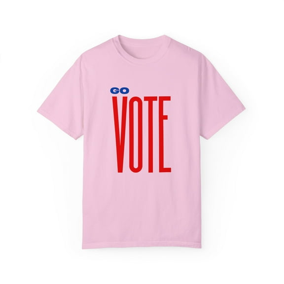 Go VOTE Silhouette Unisex Garment-Dyed T-shirt