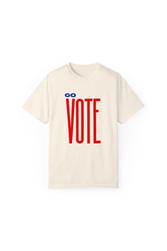 Go VOTE Silhouette Unisex Garment-Dyed T-shirt