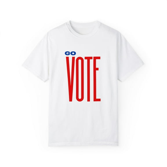 Go VOTE Silhouette Unisex Garment-Dyed T-shirt