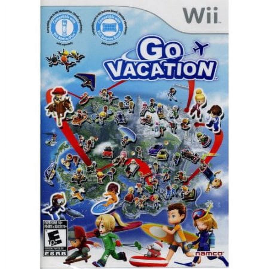 Go Vacation, Bandai Namco, Nintendo Wii, 00722674800280