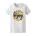 thumbnail image 1 of Go Vegan Fruits And Vegetables T-Shirt Women -Image by Shutterstock, Female XX-Large, 1 of 2