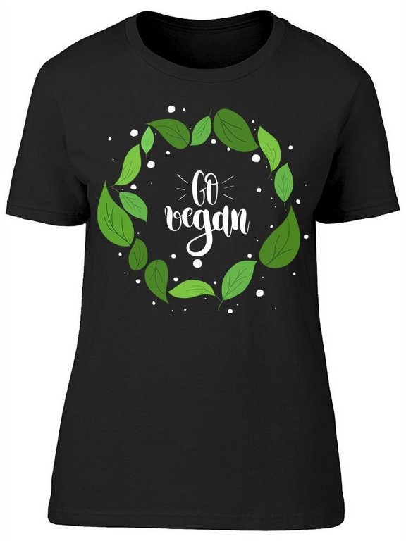 Go Vegan, Logo T-Shirt Women -Image by Shutterstock, Female Large