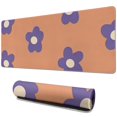 thumbnail image 1 of Go Vintage with Groovy Flowers Desk Mat: Extended Gaming Mouse Pad for Office Work & Gaming, Non-Slip Rubber Base, Computer Keyboard Mat with Stitched Edges - Large & Chic - 31.5x11.8 inches, 1 of 7