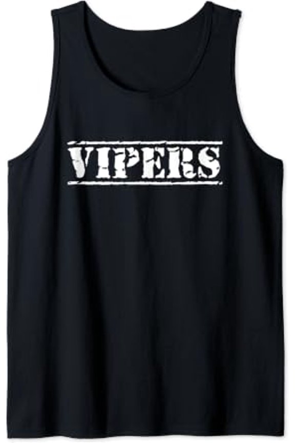 Go Vipers Football Baseball Basketball Cheer Team Fan Spirit Tank Top Size S-3XL