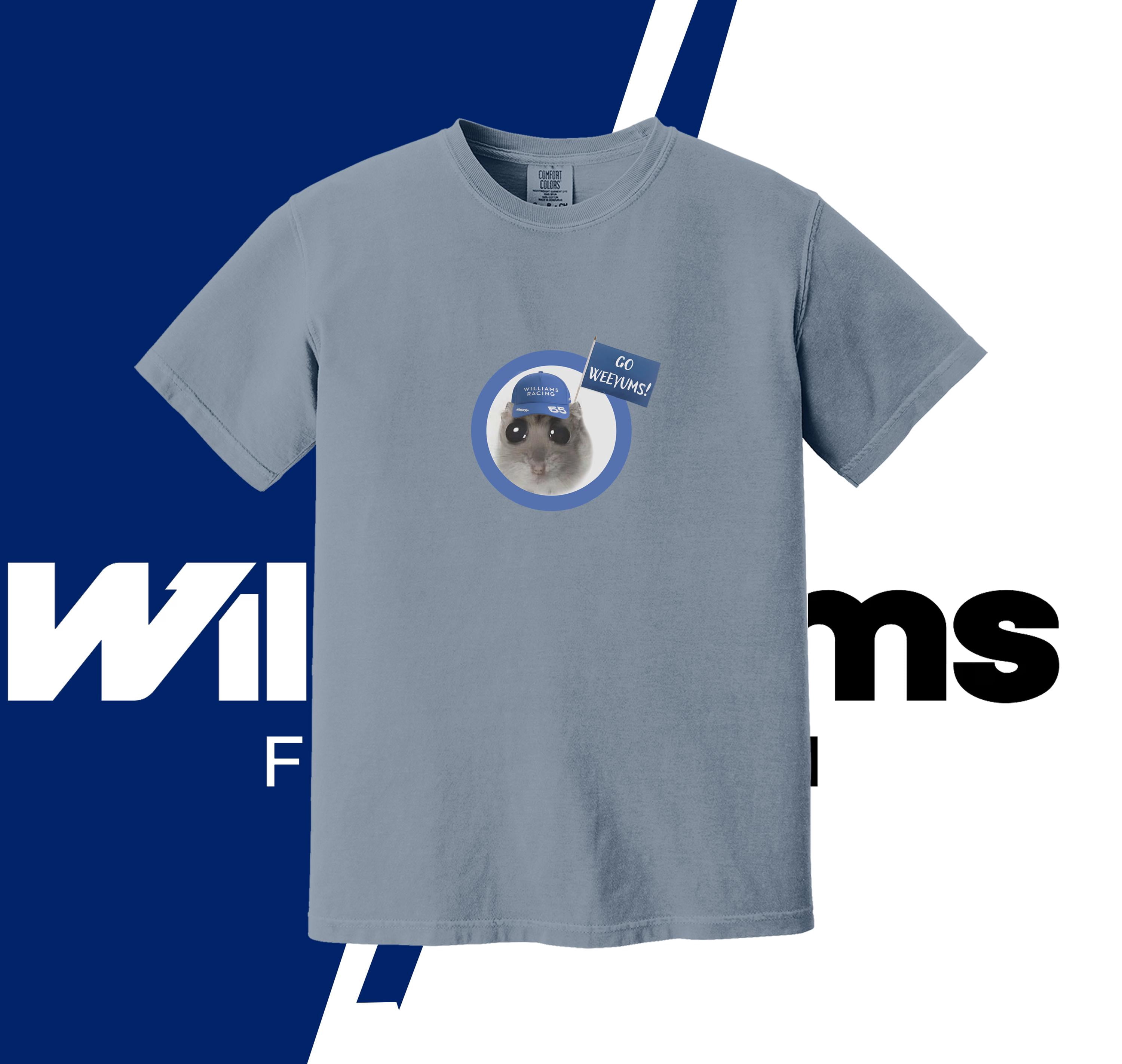 Go Weeyums F1 Meme Racing Shirt | Williams Fan TShirt. - Walmart.com