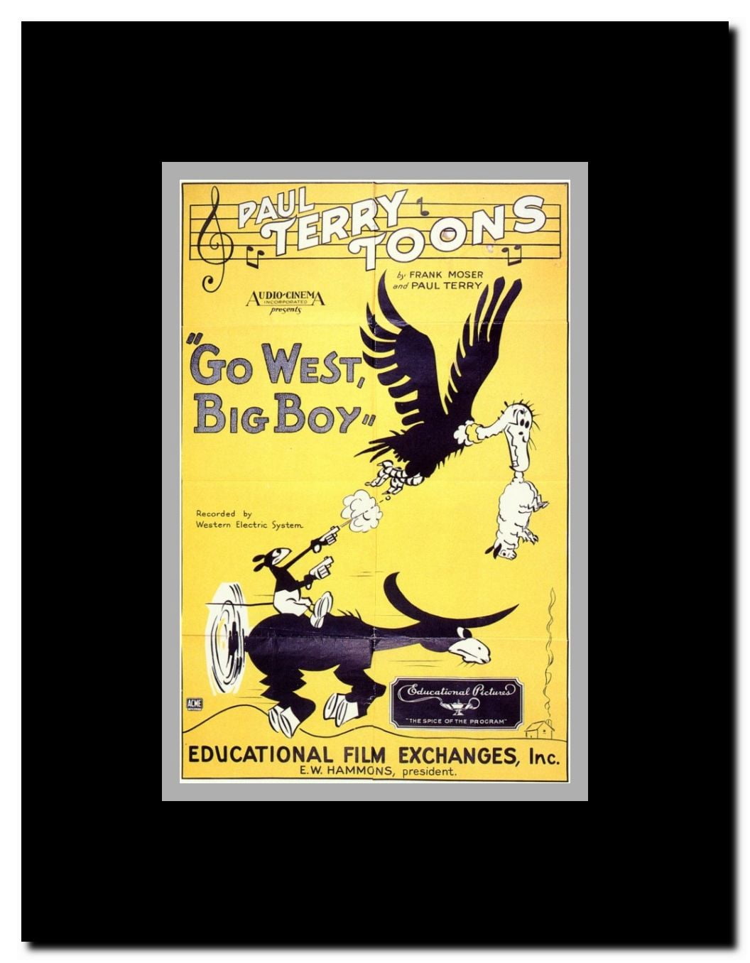 Go West Big Boy Framed Movie Poster