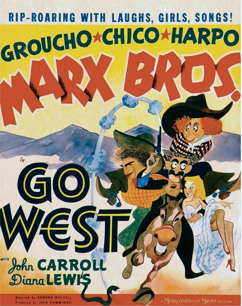 Go West Canvas Art - (11 x 17)