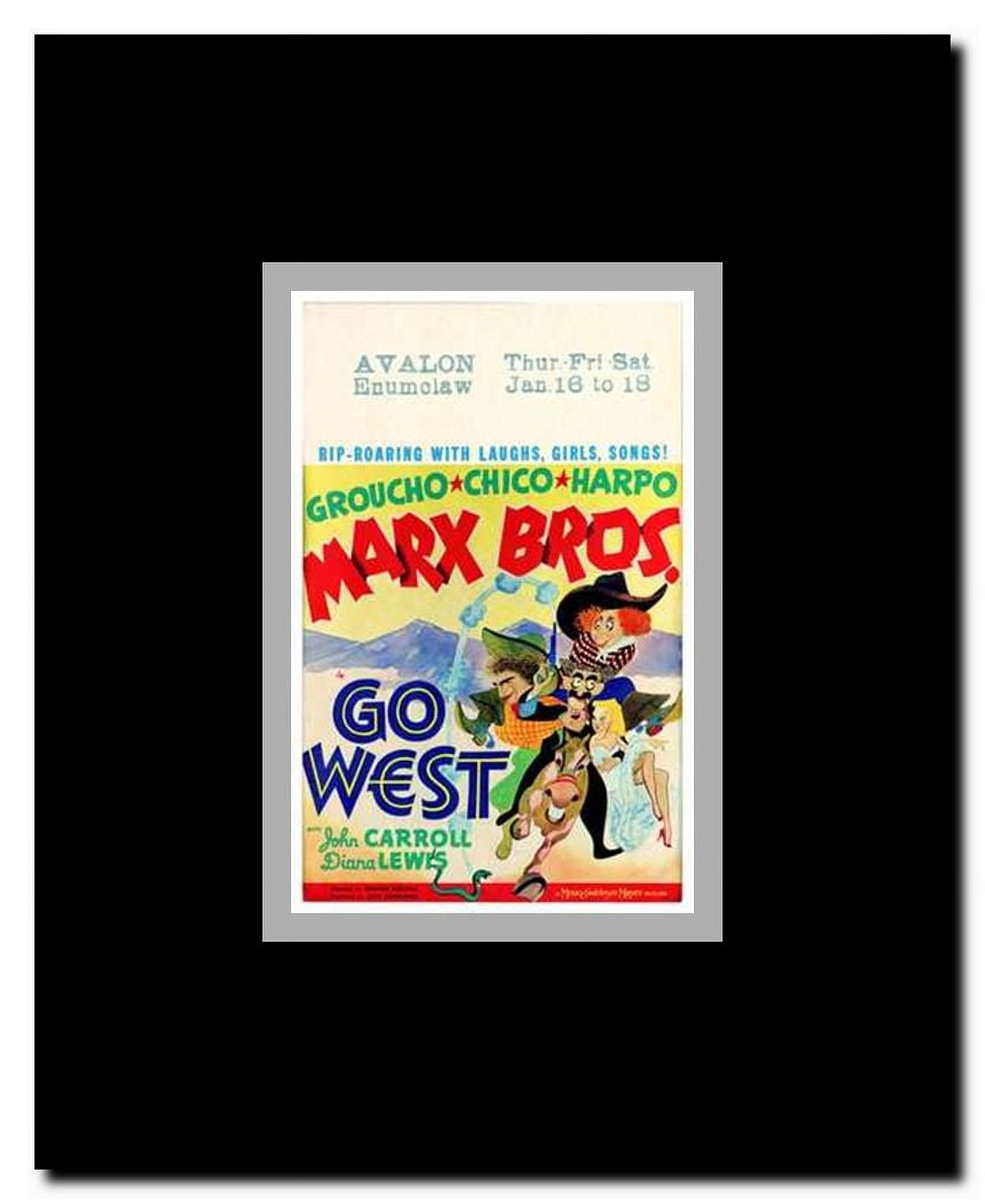 Go West Framed Movie Poster