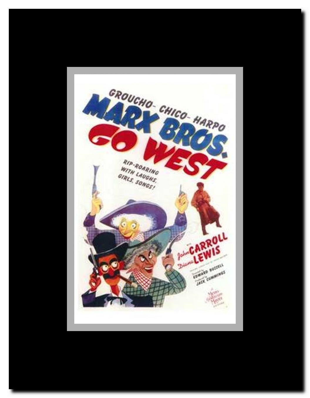 Go West Framed Movie Poster