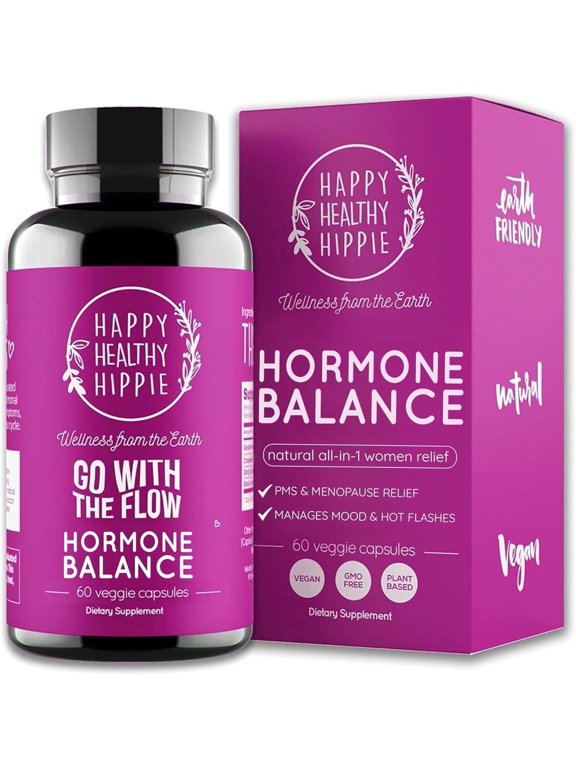 Go With The Flow Hormone Balance Supplement for PMS Support, 60 Capsules